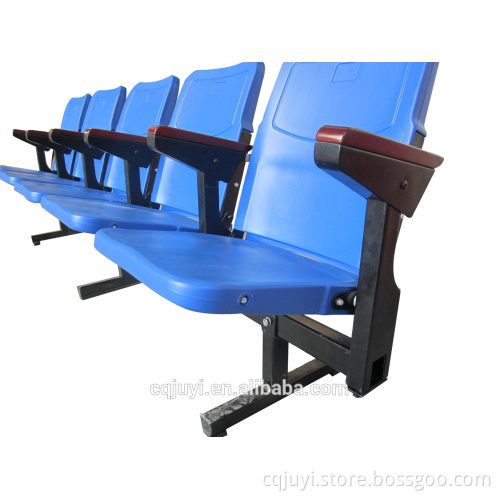 Flip up spector chair seating blow modling plastic seat chair BLM-6211